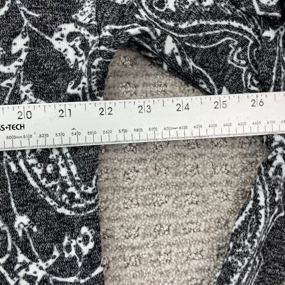 Thyme Maternity Shirt Dress Laced Long Sleeve Women Size Extra Large XL Gray - Picture 6 of 7